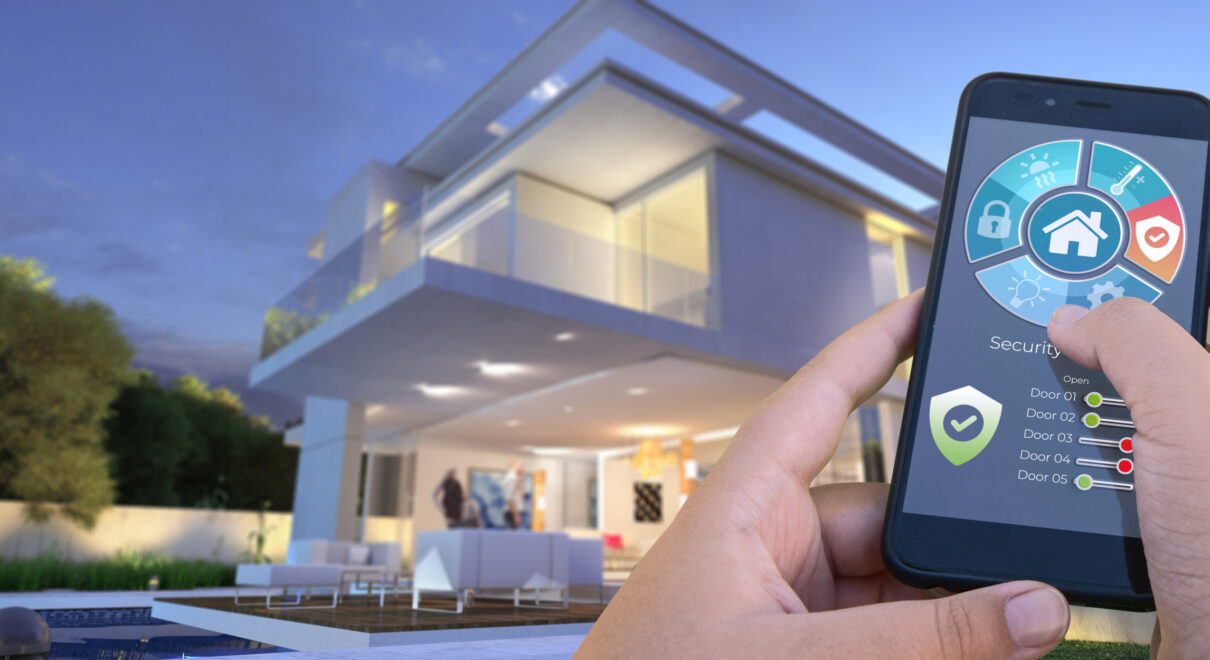 Smart home ads showcasing connected living devices.